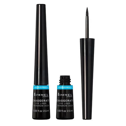 Rimmel Delineador Exaggerate Liquid Eye Wp Black