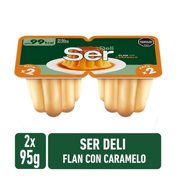 Flan Vainilla con Caramelo x 190 Grs Ser #1