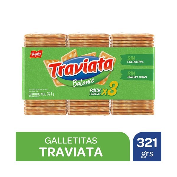 Galletitas Crackers Traviata Balance 321 g. #1
