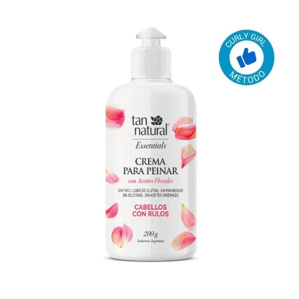 Tan Natural Crema Para Peinar Rizoa Con Aceites Florales Para Rulos 200 ml alt