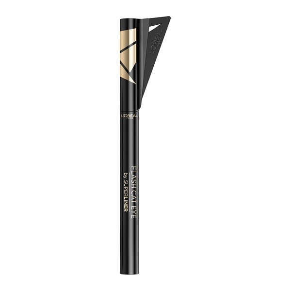 Loreal Paris Delineador Liquido de Ojos Superliner Flash Cat Eye 01 black #1