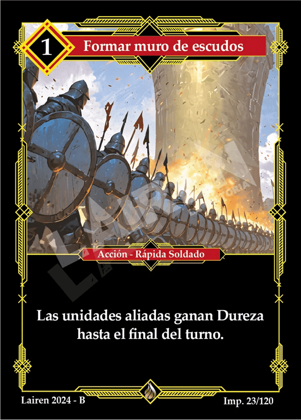 023 Formar Muro De Escudos - Coste 1 #1