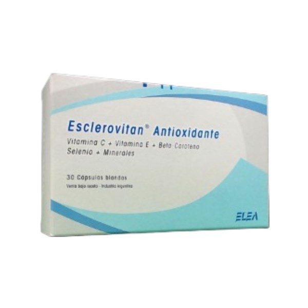 Elea Esclerovitan Antioxidante Vit.C + Vit.E + Betacaroteno + Asoc. x 30 Cáps Blandas #1