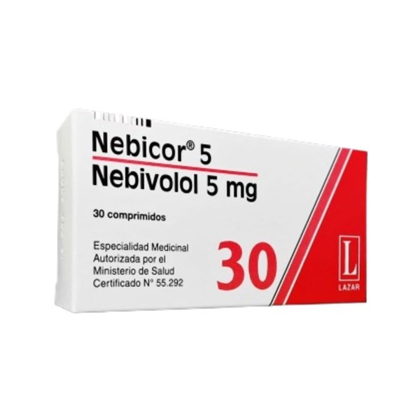 Lazar Nebicor Nebivolol 5 Mg x 30 Comp #1