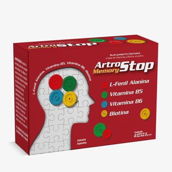 Artrostop Suplemento Dietario Memory Por 4 Sobres #1