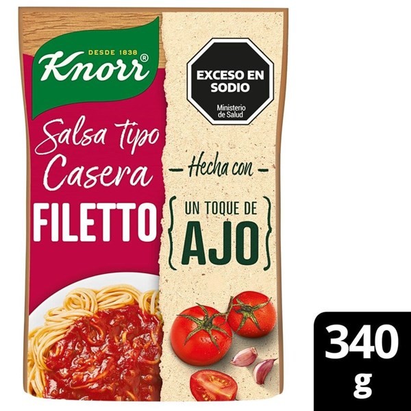 Salsa Fileto Tipo Casera Knorr 340 Gr. #1