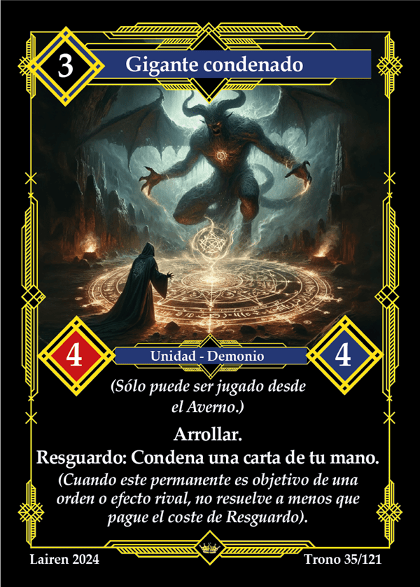 035 Gigante Condenado 1ra Edicion - Coste 3 #1