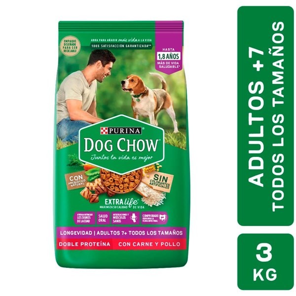 Alimento Dog Chow Longevidad 3k #1
