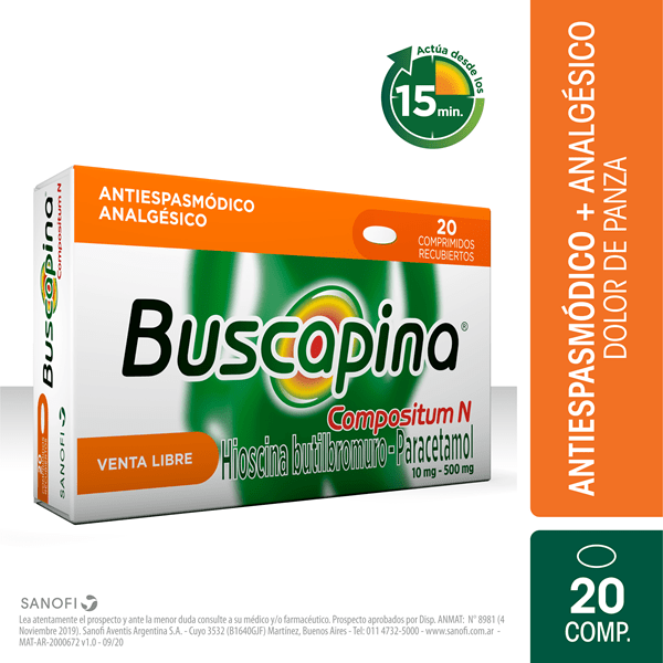 Sanofi Buscapina Compositum N Comprimidos Recubiertos X 20 #1