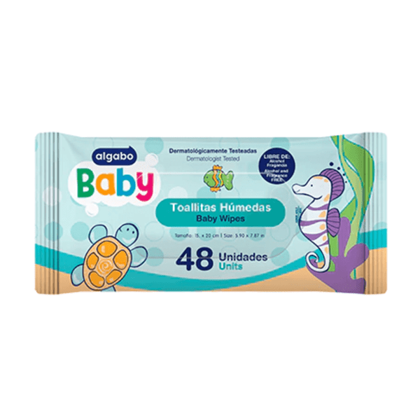 Algabo Baby Toallitas Humedas (48 Unidades)