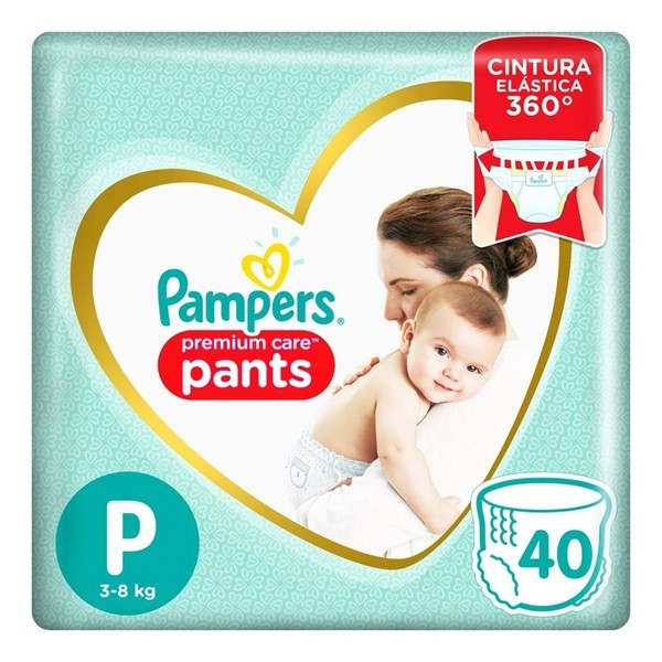 Pampers Pañales Premium Care Max Pants Pequeño (40 Unidades) P #1