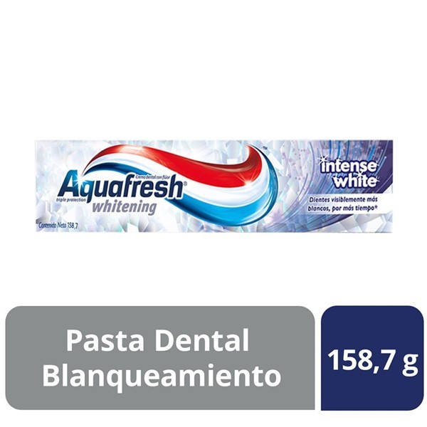 Aquafresh Pasta Dental Intense White Con Perlas Blanqueadoras 158 Gr alt