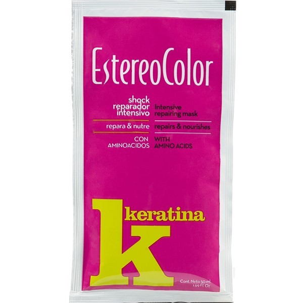 Estereo Color Tratamiento Reparador Intensivo Keratina x 50 gr #1