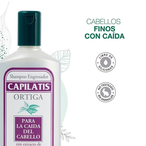 Capilatis Shampoo Engrosador Ortiga Con Extracto de Cardo 410 ml alt