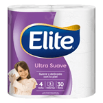 Elite Papel Higiénico Ultra Suave Doble Hoja 4 rollos x 30 mts #1