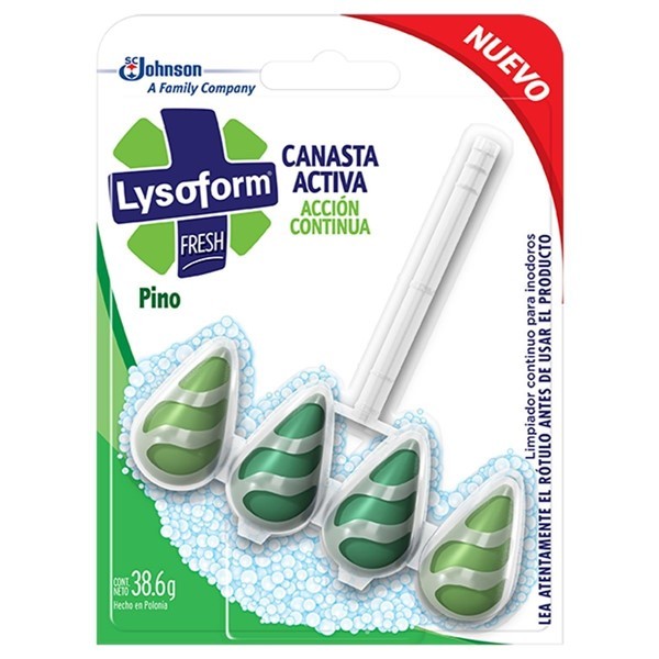 Lysoform Limpiador Inodoro Canasta Solida Pino
