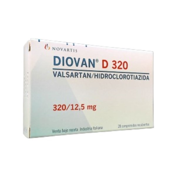 Siegfried Diovan D Valsartán + Hidroclorotiazida 320 / 12,5 Mg x 28 Comp Recubiertos #1
