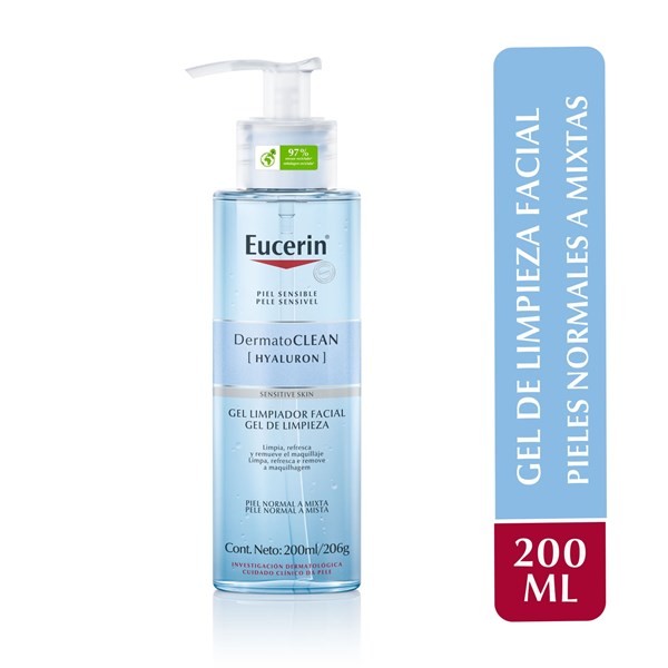 Eucerin Gel de Limpieza Facial Dermatoclean 200 ml