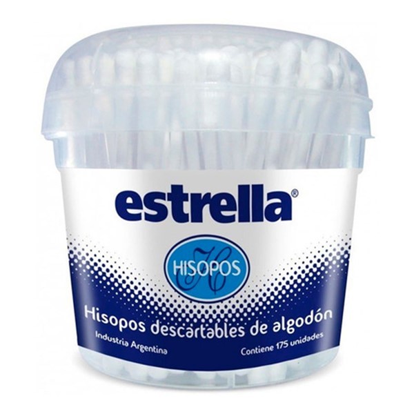 Estrella Hisopos Pote (125 Unidades) #1
