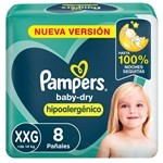 Pampers Pañales Baby Dry x 8 Unidades Talle Xxg #1