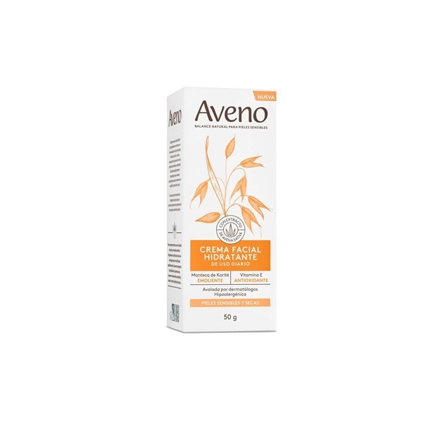 Aveno Crema Hidratante Facial Piel Sensible Seca 50 gr