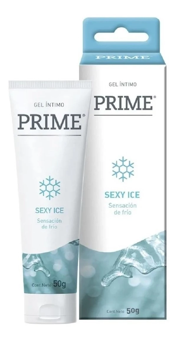 Prime Sexy Ice Gel Lubricante Placer Femenino Sensual 50 g
