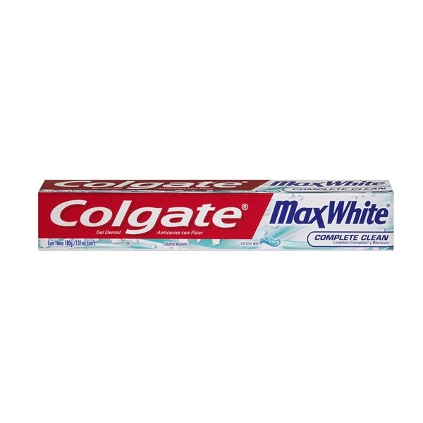 Colgate Crema Dental Max White Crystal Mint 180 Gr