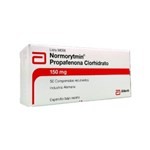 Abbott Normorytmin Propafenona Clorhidrato 150 Mg x 50 Comp Recubiertos #1