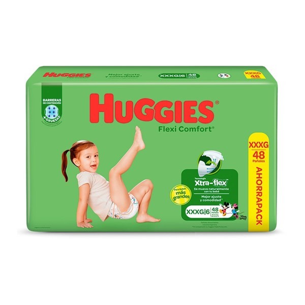 Huggies Pañales Active Sec Talle Xxxg (48 Unidades) alt