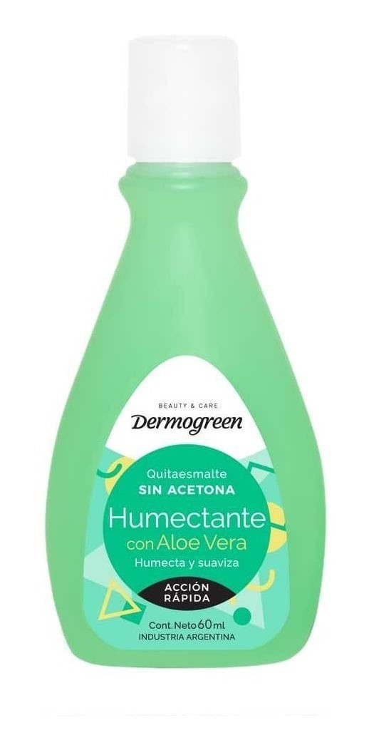 Dermogreen Quitaesmalte Humectante Con Aloe Vera x 60 ml #1