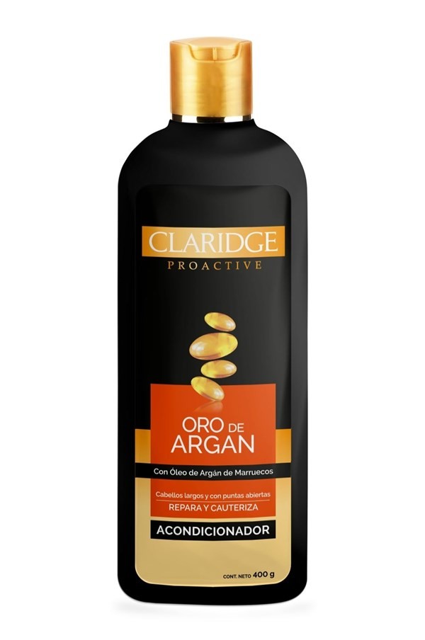 Claridge Acondicionador Con Oro de Argán Repara Y Cauteriza 400 ml #1