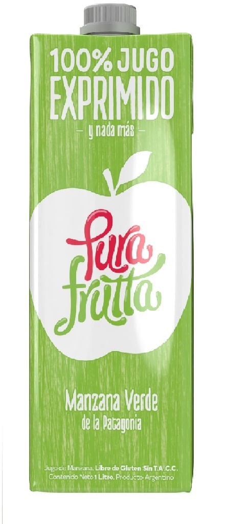  Pura Frutta Jugo Exprimido Manzana Verde x 1 L