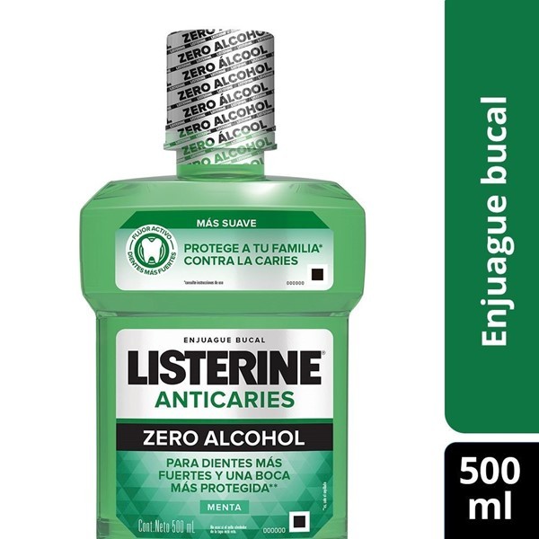 Listerine Enjuague Bucal Zero Anticaries 500 ml alt