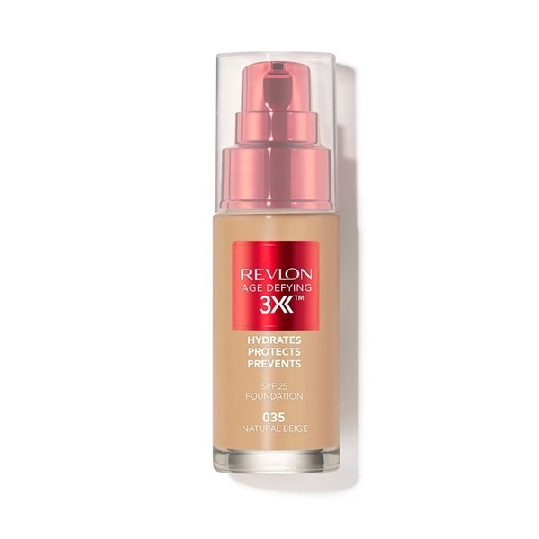 Base Líquida Revlon Age Defying 3X | Color Natural Beige #1