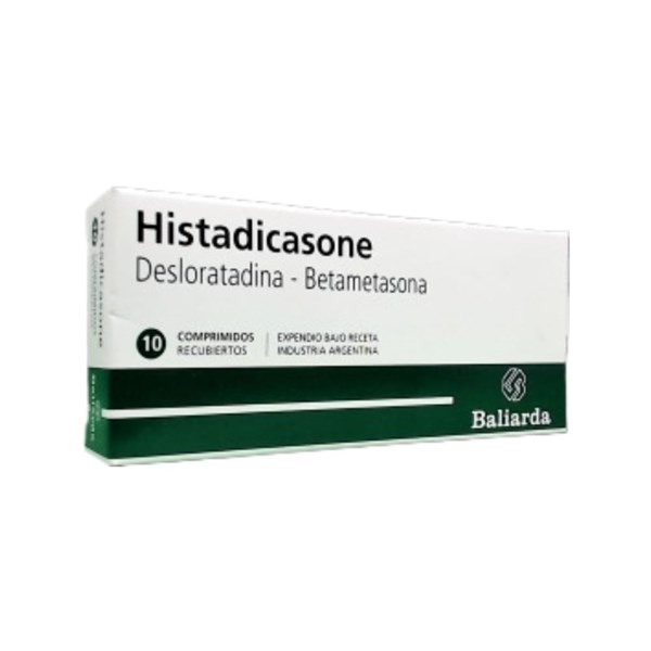 Baliarda Histadicasone Desloratadina + Betametasona x 10 Comp Recubiertos