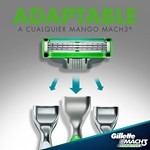 Gillette Maquina Para Afeitar 3 mach Sensitive Recargable #8