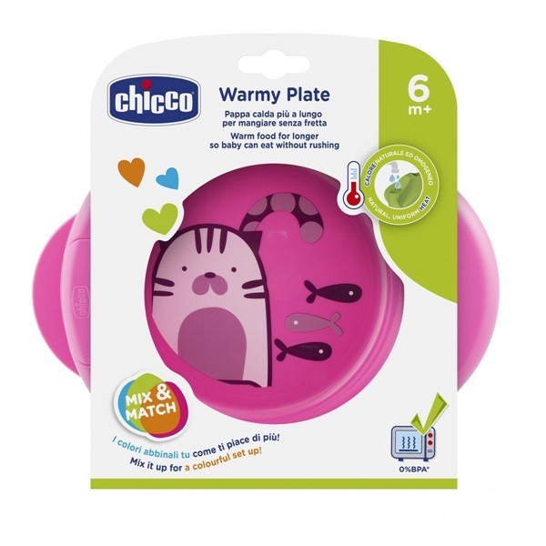 Chicco Plato Termico Rosa (6 Meses +) #1