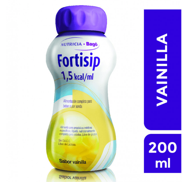Fortisip Botella Por 200 ml Sabor Vainilla