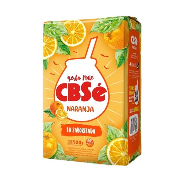 Cbse Yerba Mate Cbsé Naranja X500g