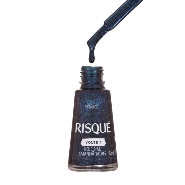 Risque Esmalte de Uñas Metalico Hoje Sim Amanha Talvez alt