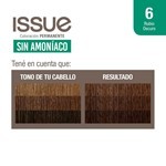 Issue Coloración Sin Amoníaco Kit Tono 6 - Rubio Oscuro #6