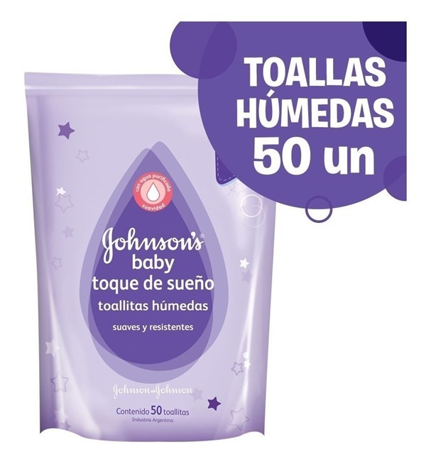 Johnson&Johnson Johnson's Baby Toallitas Humedas Toque de Sueño X50