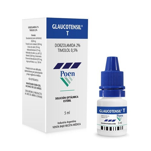 Glaucotensil T 2% Sol Oft 5 ml