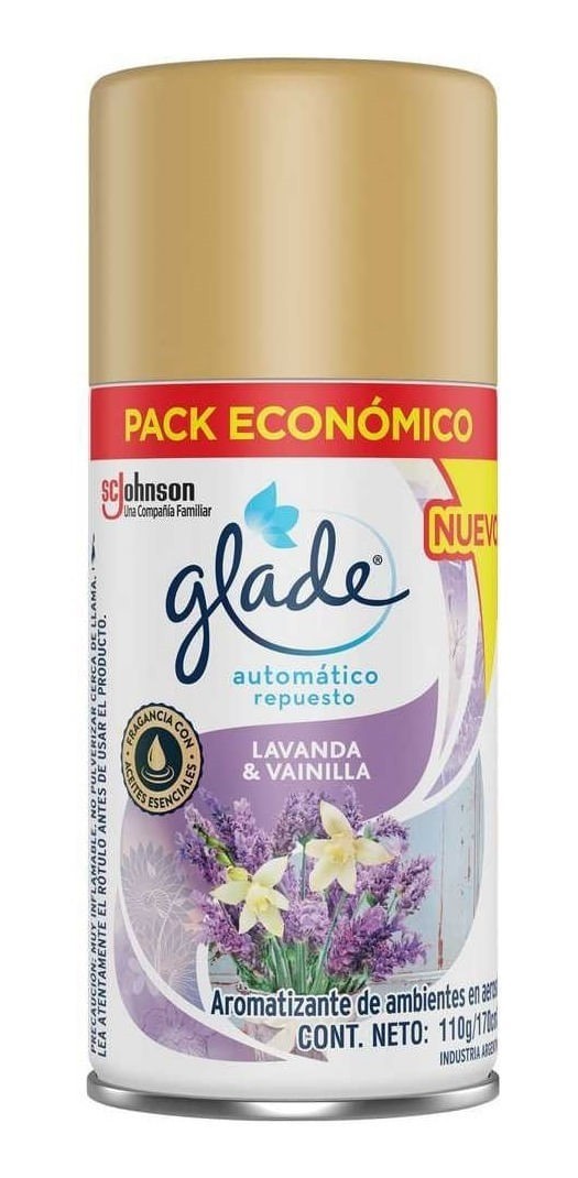 Glade Repuesto Automatico Lavanda Y Vainilla 170 ml