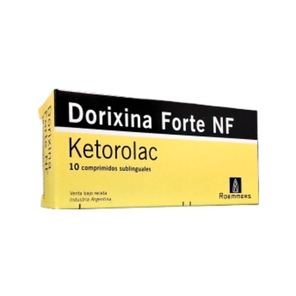 Roemmers Dorixina Forte Nf Ketorolac 10 Mg x 10 Comp Sublinguales #1