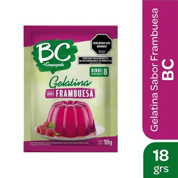 Gelatina de Frambuesa Light Bc 18 gr #1