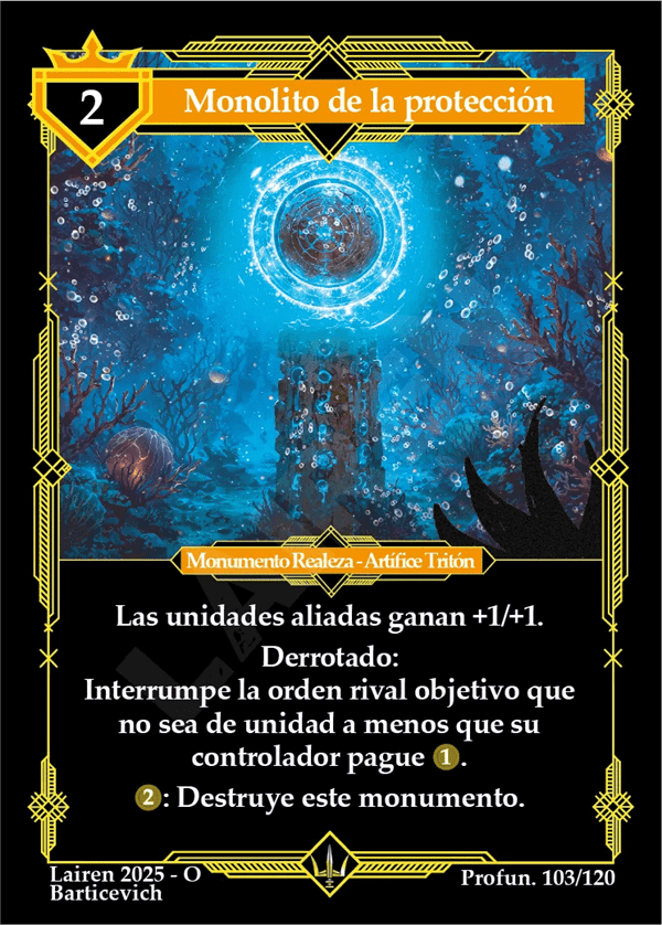 Monolito De La Proteccion - Coste 2