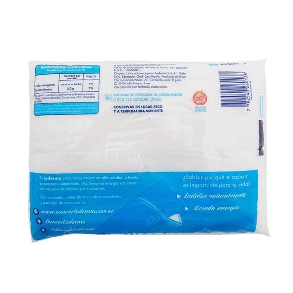 Azúcar Ledesma Molida Clasico 1 Kg alt