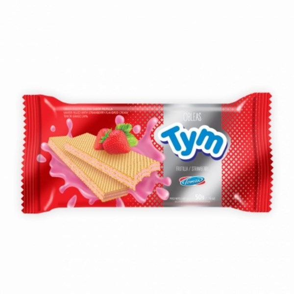 Obleas Tym Frutilla 50 g