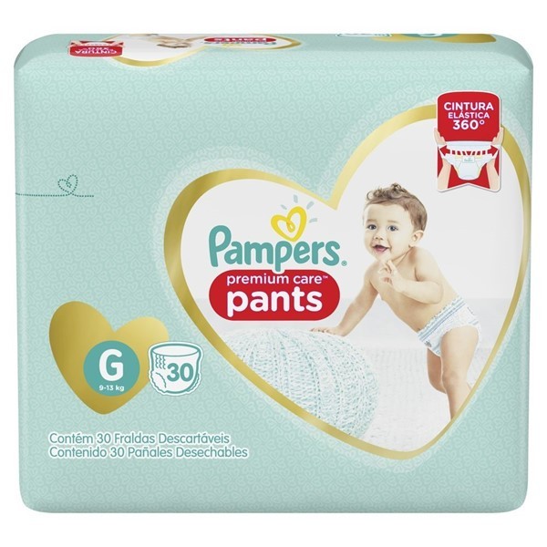 Pampers Pañales Premium Care Max Pants Grande (30 Unidades) g alt